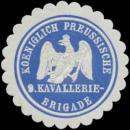 Siegelmarke K.Pr. 9. Kavallerie-Brigade W0379122