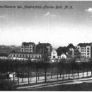 Alsen-Kaserne des Pionier-Bataillons 5 in Glogau, Postkarte von 1919