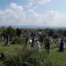 View to Buda Hills from across the Cholera cemetery, 2018 Zsámbék