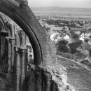 Zsámbék 1940, Premontrei templomrom. Fortepan 74268