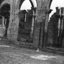 Zsámbék 1940, Premontrei templomrom. Fortepan 74269