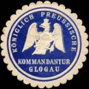 Siegelmarke Königlich Preussische Kommandantur Glogau W0238116
